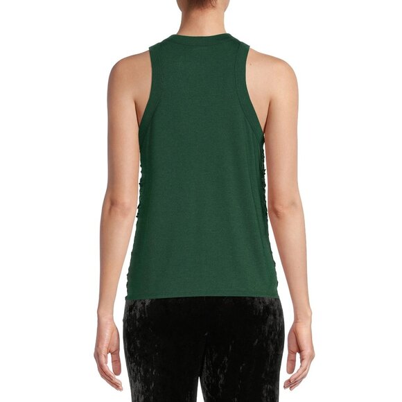 2/$30 NO BOUNDARIES Sequin Tank Top  Hunter Lodge  Green Large #A0217 TRB2 - Picture 7 of 11